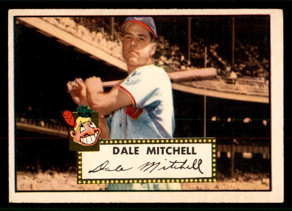 1952 Topps Baseball #092 Dale Mitchell Indians EX-MT 544167