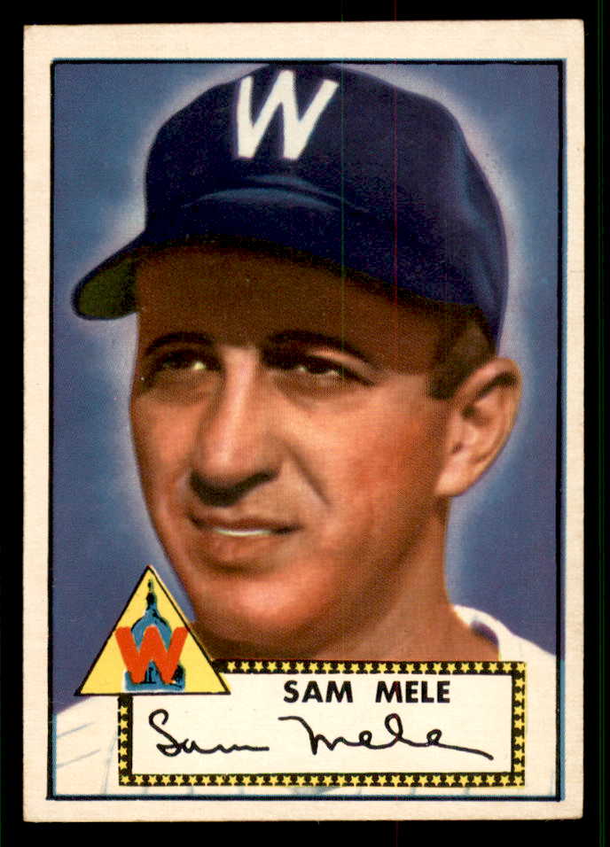 1952 Topps Baseball #094 Sam Mele Senators EX 544169