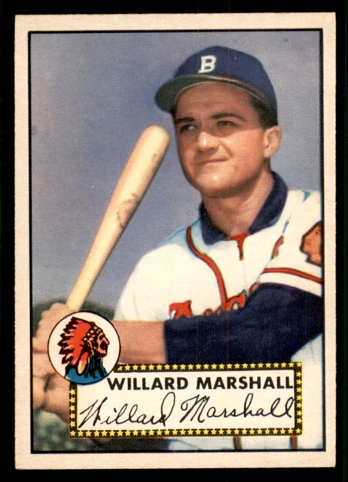 1952 Topps Baseball #096 Willard Marshall Braves EX-MT 544171