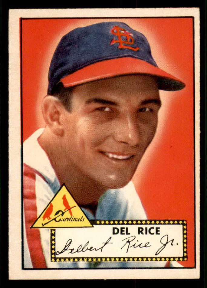 1952 Topps Baseball #100 Del Rice Cardinals EX-MT 544175