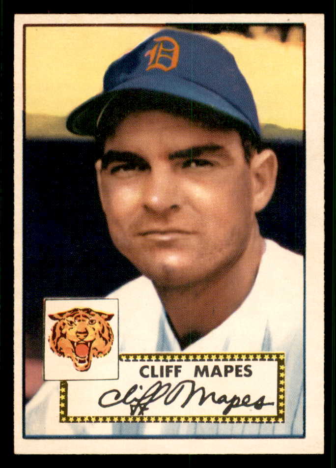 1952 Topps Baseball #103 Cliff Mapes Tigers EX-MT 544178