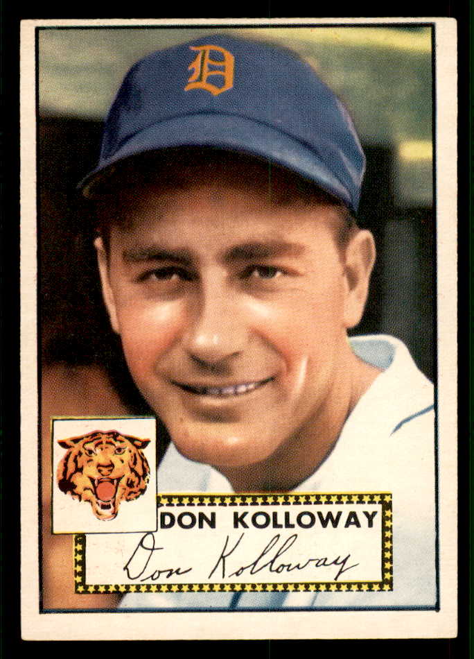 1952 Topps Baseball #104 Don Kolloway Tigers EX-MT 544179