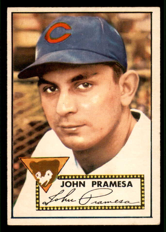 1952 Topps Baseball #105 John Pramesa Cubs EX-MT 544180