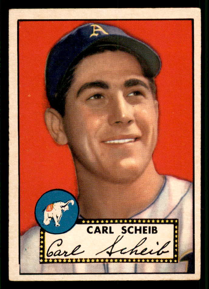 1952 Topps Baseball #116 Carl Scheib A's EX+/EX-MT 544191