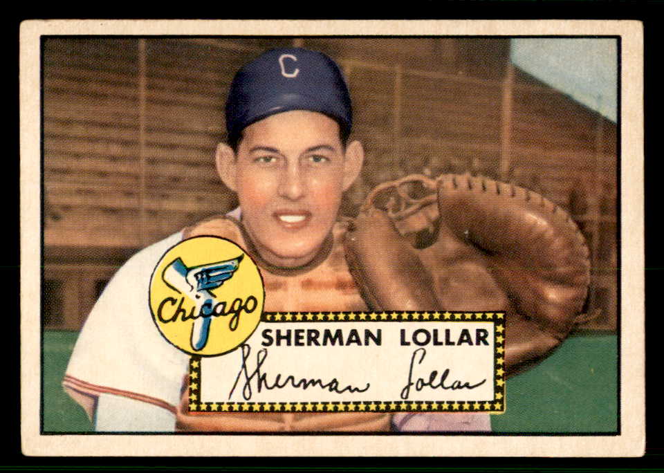 1952 Topps Baseball #117 Sherm Lollar White Sox EX 544192
