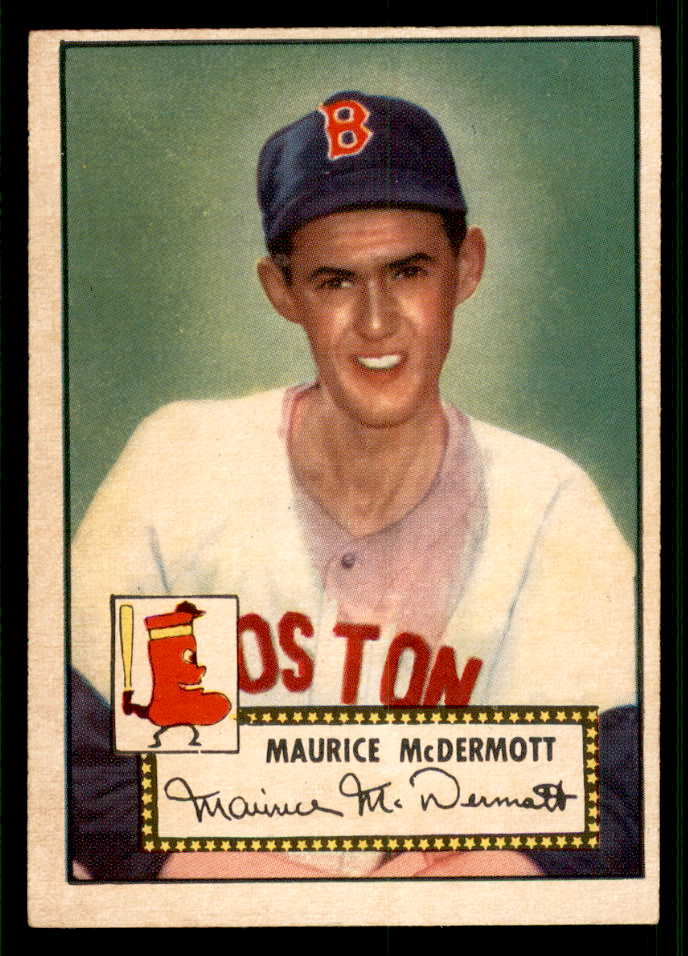 1952 Topps Baseball #119 Maurice McDermott Red Sox EX 544194