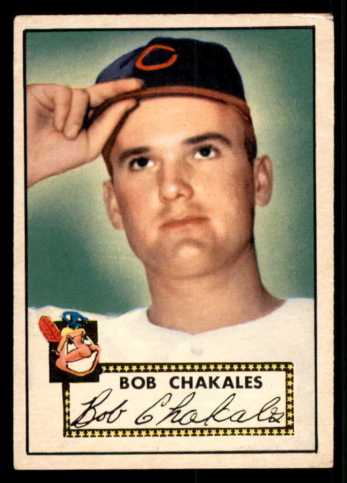 1952 Topps Baseball #120 Bob Chakales Indians VG-EX 544195