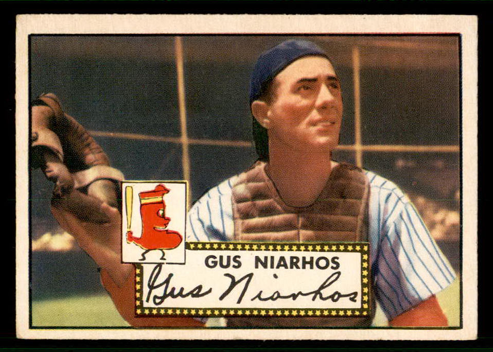 1952 Topps Baseball #121 Gus Niarhos Red Sox EX-MT 544196