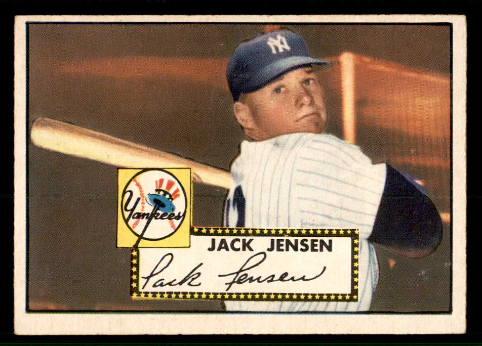 1952 Topps Baseball #122 Jackie Jensen Yankees EX-MT 544197
