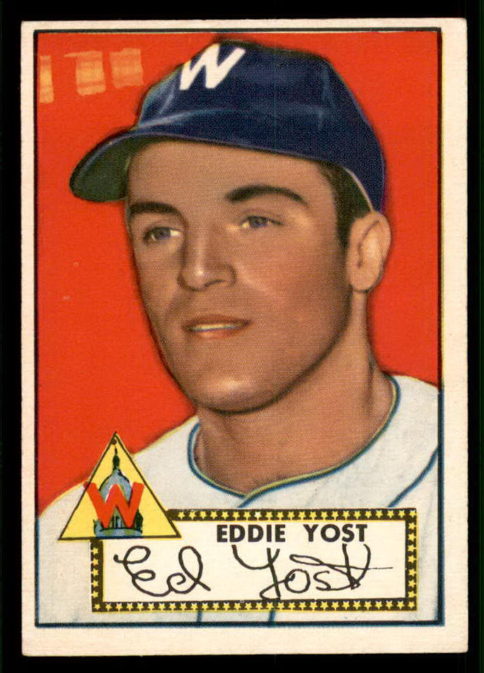 1952 Topps Baseball #123 Eddie Yost Senators EX-MT 544198