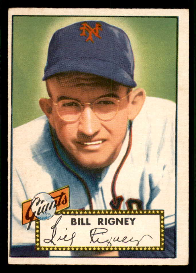 1952 Topps Baseball #125 Bill Rigney Giants EX 544200