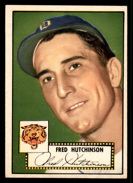1952 Topps Baseball #126 Fred Hutchinson Tigers EX-MT 544201