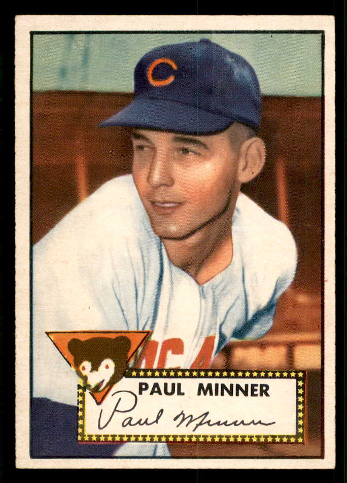 1952 Topps Baseball #127 Paul Minner Cubs EX+/EX-MT 544202