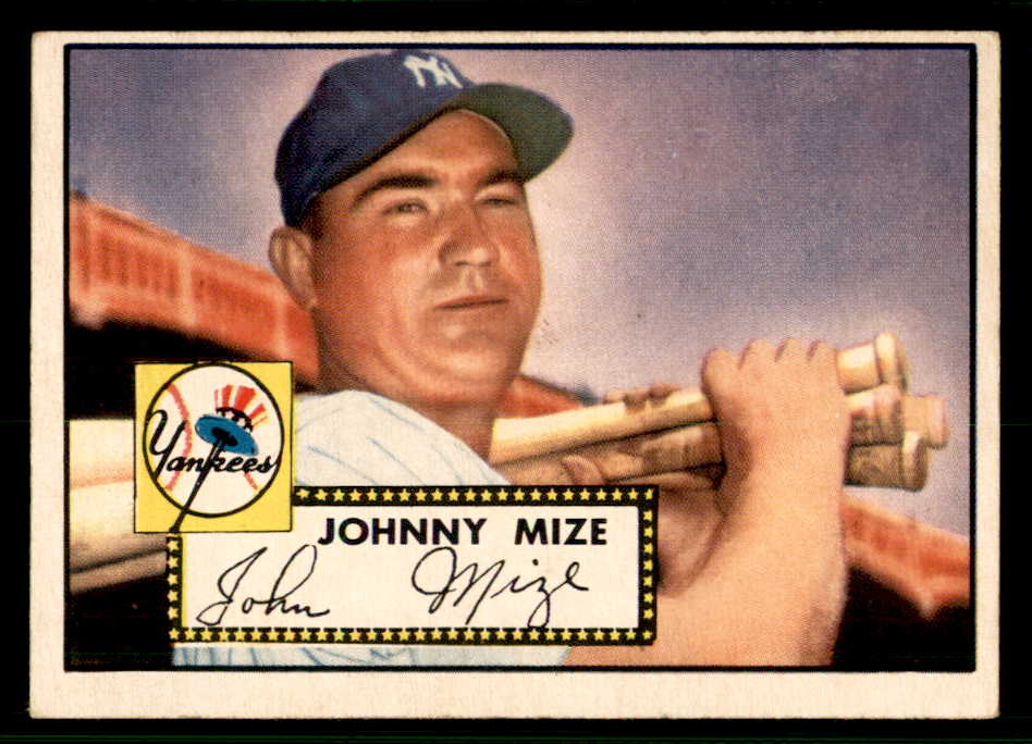 1952 Topps Baseball #129 Johnny Mize Yankees EX 544204