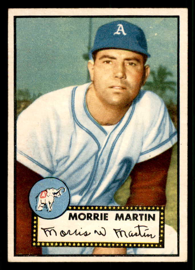 1952 Topps Baseball #131 Morrie Martin A's EX+/EX-MT 544206