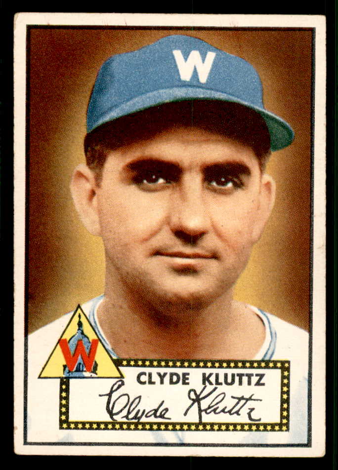 1952 Topps Baseball #132 Clyde Kluttz Senators VG-EX 544207