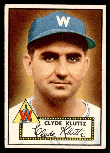 1952 Topps Baseball #132 Clyde Kluttz Senators VG-EX 544207