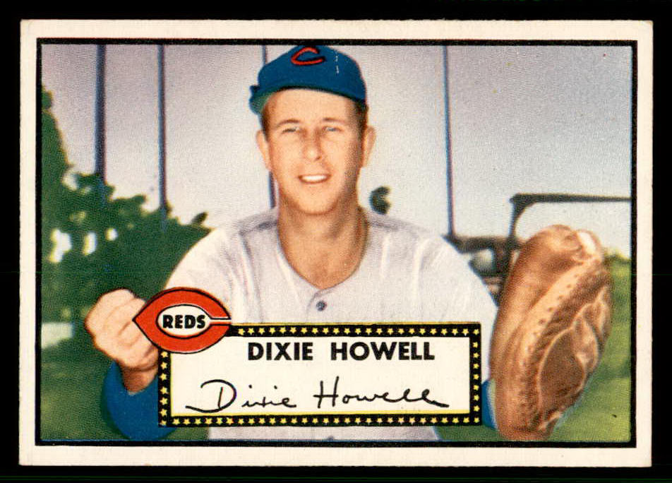 1952 Topps Baseball #135 Dixie Howell Reds EX-MT 544210