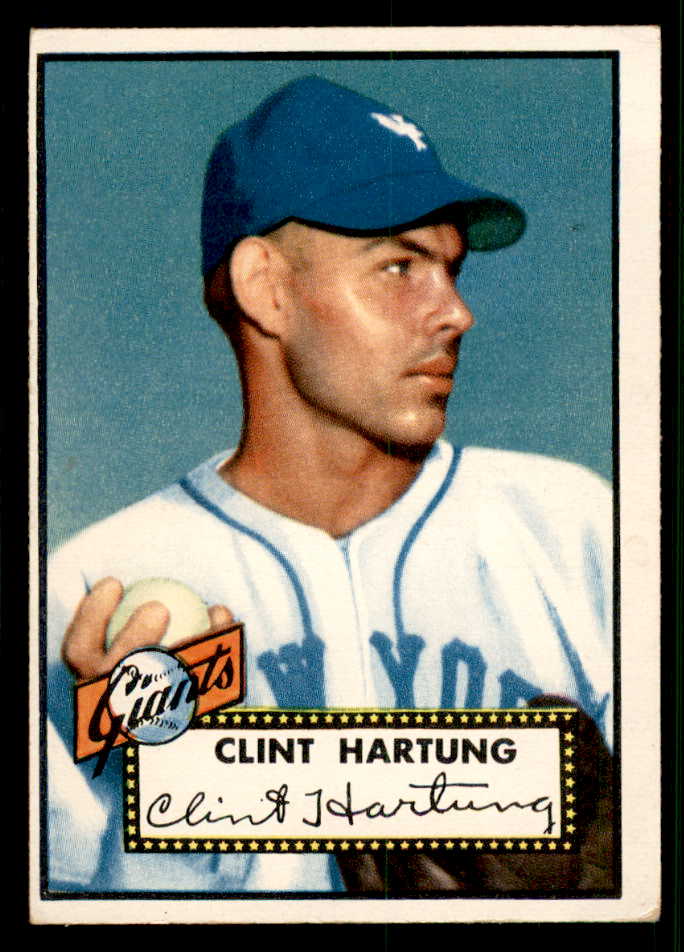 1952 Topps Baseball #141 Clint Hartung Giants EX+/EX-MT 544216