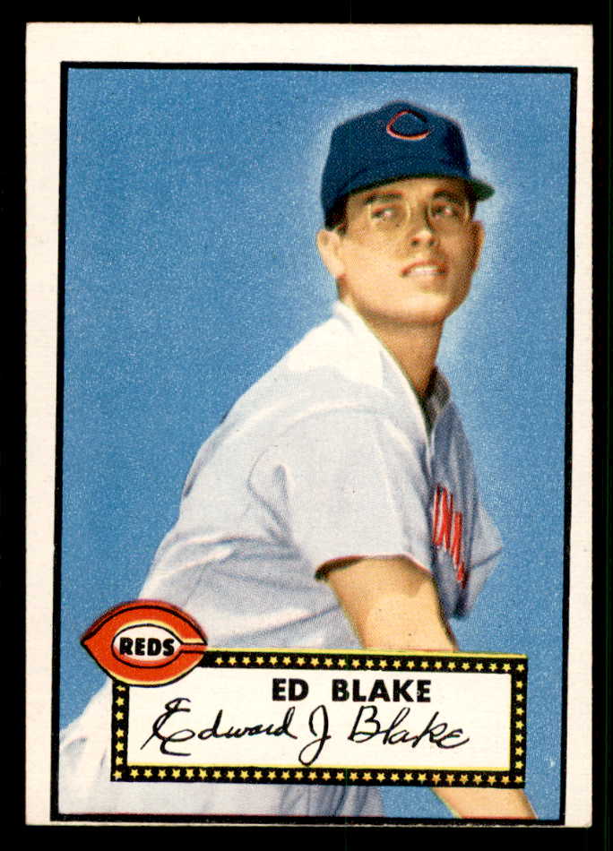 1952 Topps Baseball #144 Ed Blake Reds VG-EX 544219