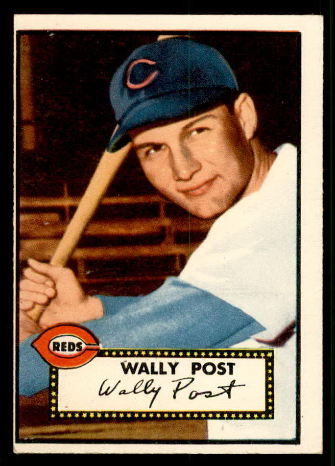 1952 Topps Baseball #151 Wally Post Reds VG-EX 544226