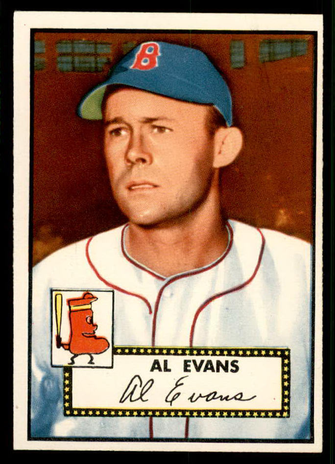 1952 Topps Baseball #152 Al Evans Red Sox EX-MT 544227