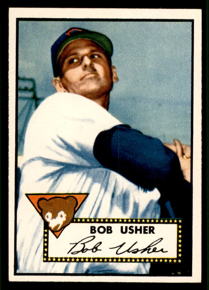 1952 Topps Baseball #157 Bob Usher Cubs EX-MT 544232
