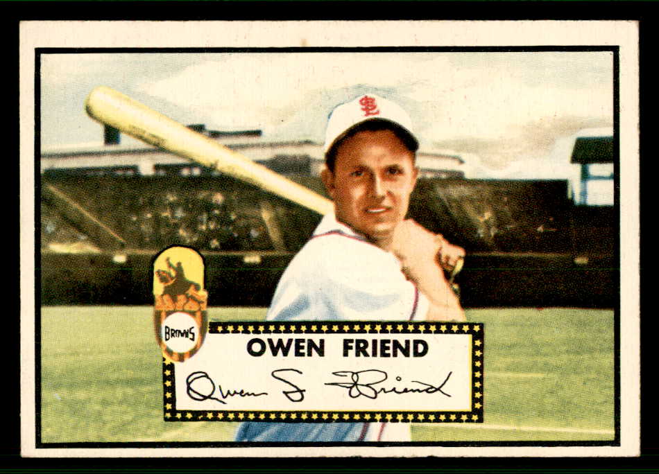 1952 Topps Baseball #160 Owen Friend Browns EX-MT 544234