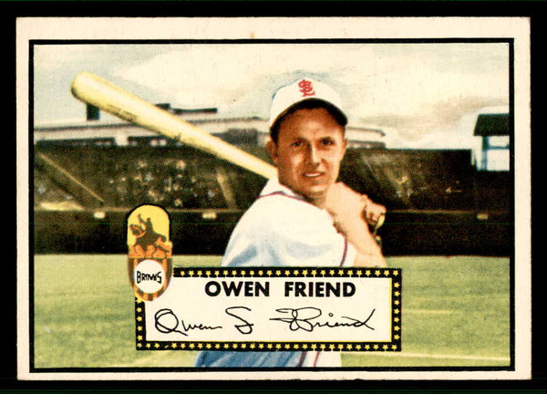 1952 Topps Baseball #160 Owen Friend Browns EX-MT 544234