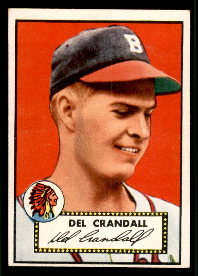 1952 Topps Baseball #162 Del Crandall Braves EX-MT 544236