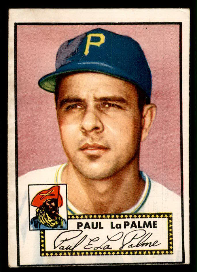 1952 Topps Baseball #166 Paul Lapalme Pirates VG-EX 544240