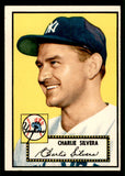 1952 Topps Baseball #168 Charlie Silvera Yankees EX-MT 544242