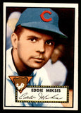 1952 Topps Baseball #172 Eddie Miksis Cubs EX+/EX-MT 544246