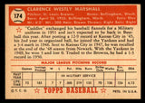 1952 Topps Baseball #174 Clarence Marshall Browns EX-MT 544248