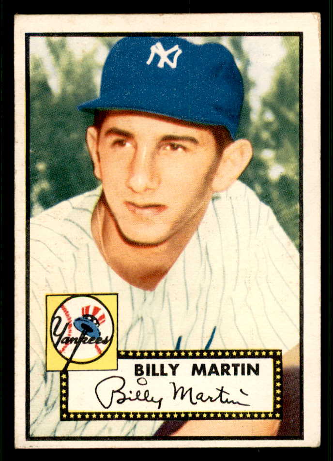 1952 Topps Baseball #175 Billy Martin Yankees VG-EX 544249