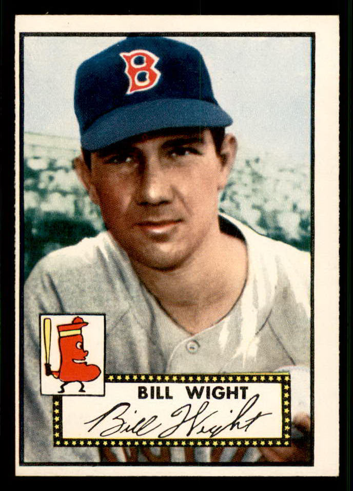 1952 Topps Baseball #177 Bill Wight Red Sox EX-MT 544251