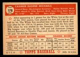 1952 Topps Baseball #178 Cass Michaels Senators EX-MT 544252