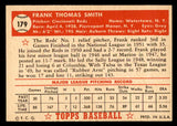 1952 Topps Baseball #179 Frank Smith Reds EX+/EX-MT 544253