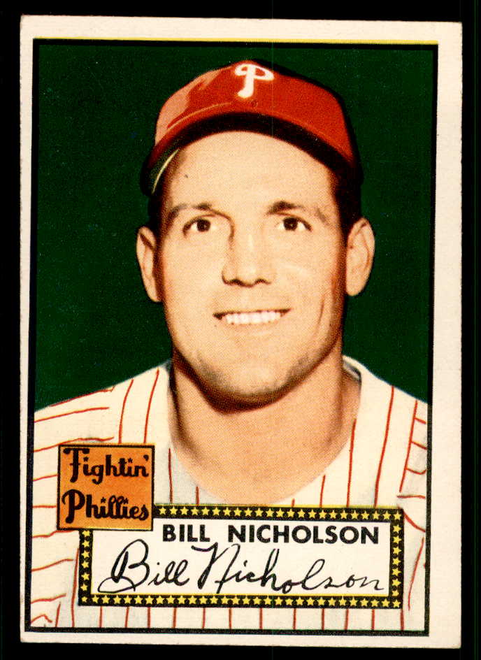 1952 Topps Baseball #185 Bill Nicholson Phillies VG-EX 544259