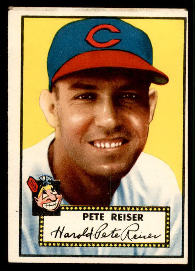 1952 Topps Baseball #189 Pete Reiser Indians VG-EX 544263