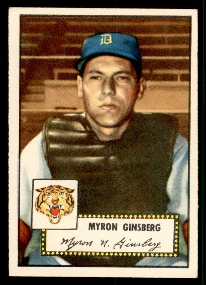 1952 Topps Baseball #192 Joe Ginsberg Tigers EX-MT 544265