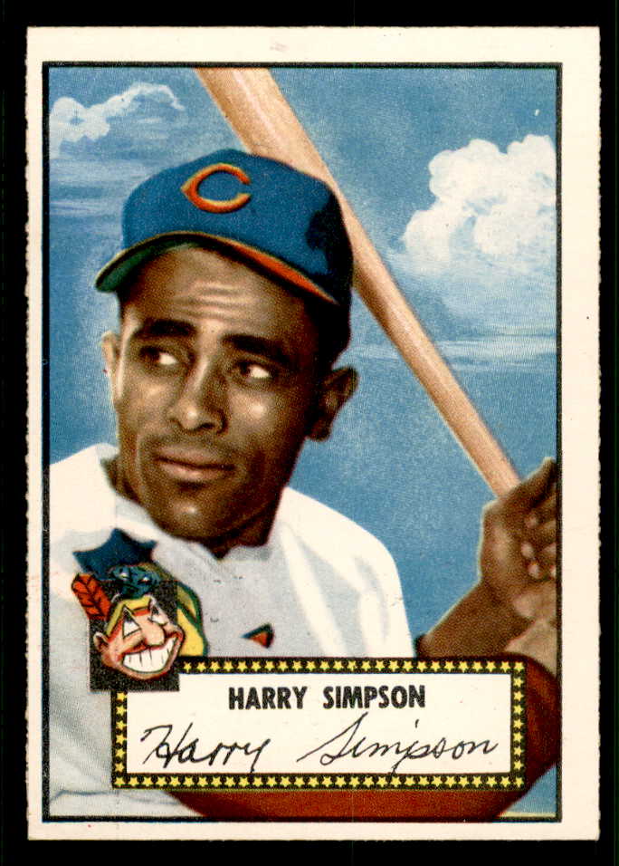 1952 Topps Baseball #193 Harry Simpson Indians EX-MT 544266