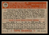 1952 Topps Baseball #199 George Zuverink Indians EX+/EX-MT 544271