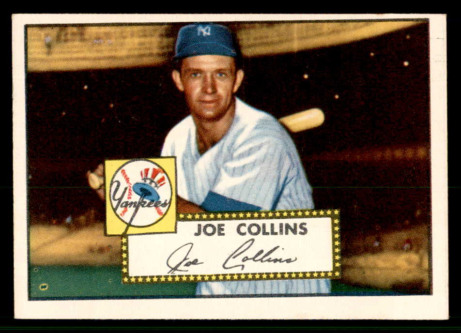 1952 Topps Baseball #202 Joe Collins Yankees VG-EX 544274