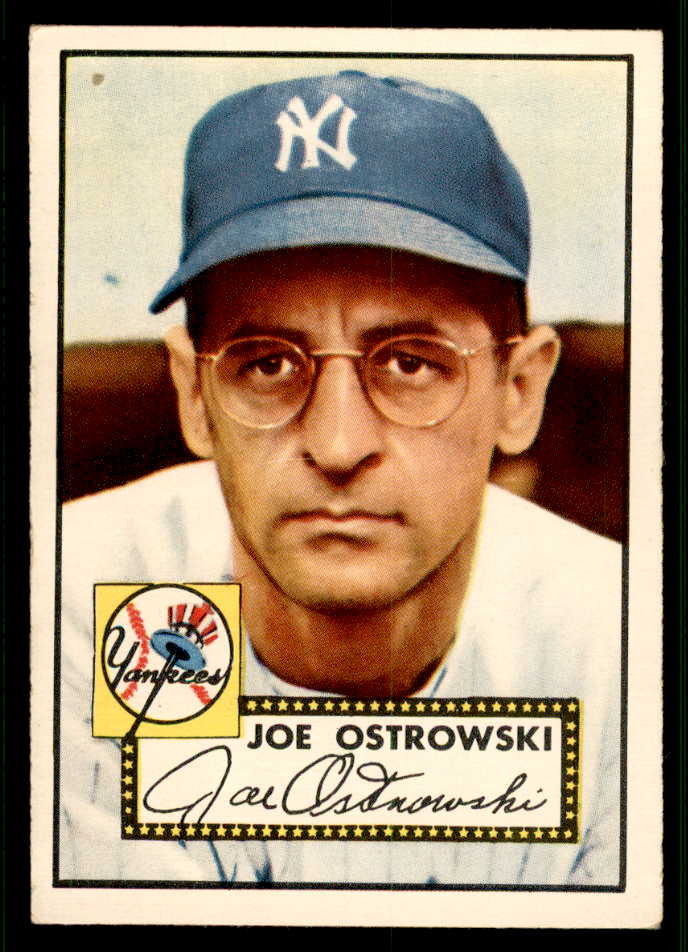 1952 Topps Baseball #206 Joe Ostrowski Yankees EX-MT 544278