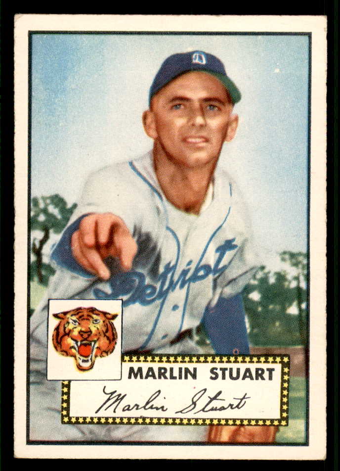 1952 Topps Baseball #208 Marlin Stuart Tigers EX+/EX-MT 544280