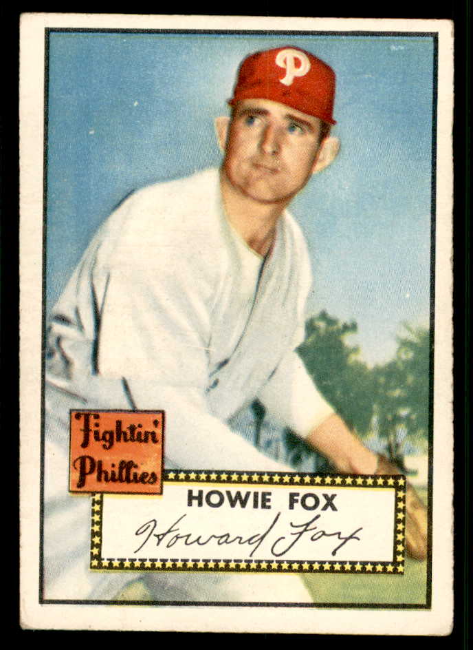 1952 Topps Baseball #209 Howie Fox Phillies VG-EX 544281