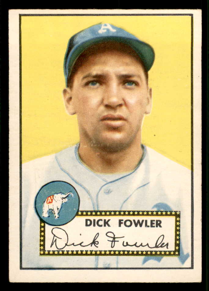 1952 Topps Baseball #210 Dick Fowler A's EX-MT 544282