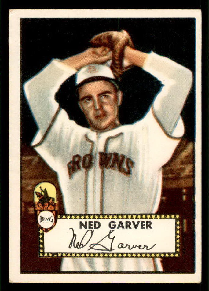 1952 Topps Baseball #212 Ned Garver Browns EX+/EX-MT 544284