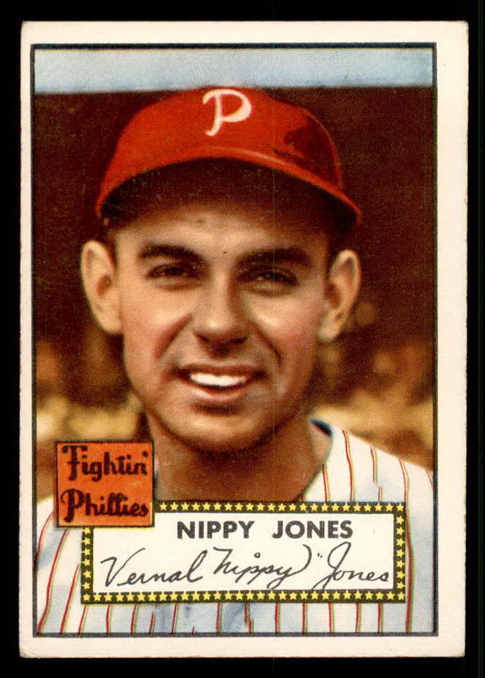 1952 Topps Baseball #213 Nippy Jones Phillies VG-EX 544285